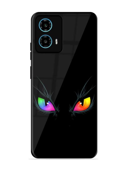 Cat Eyes Glossy Metal Phone Cover for Motorola Moto G34 (5G) Zapvi