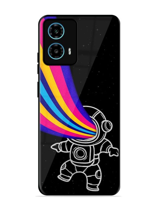 Astronaut Glossy Metal TPU Phone Cover for Motorola Moto G34 (5G) Zapvi