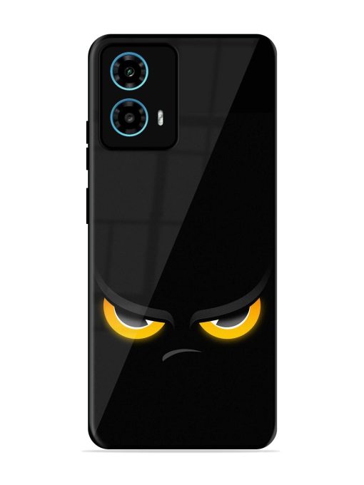 Scary Yellow Eye Glossy Metal TPU Phone Cover for Motorola Moto G34 (5G) Zapvi