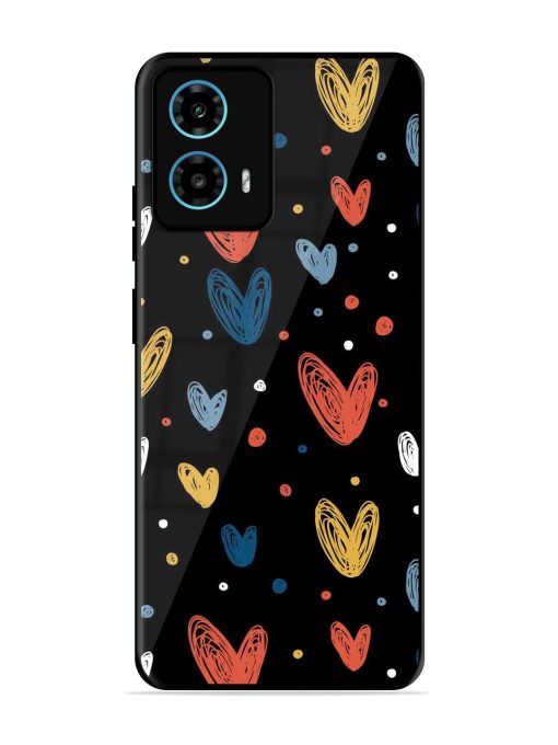 Happy Valentines Day Glossy Metal TPU Phone Cover for Motorola Moto G34 (5G) Zapvi