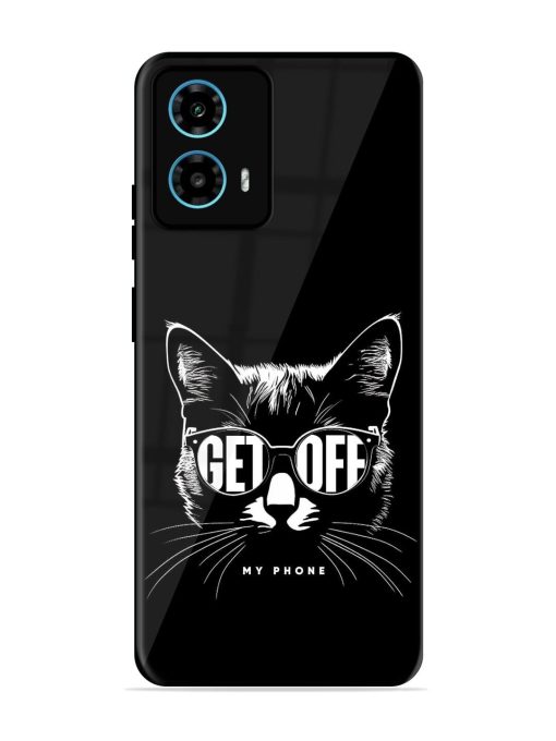 Get Off Glossy Metal TPU Phone Cover for Motorola Moto G34 (5G) Zapvi
