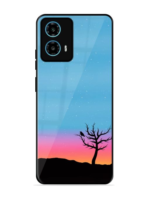 Natural Gradient Glossy Metal Phone Cover for Motorola Moto G34 (5G) Zapvi