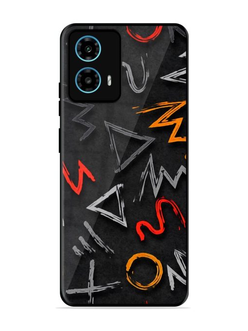 Grungy Graffiti Glossy Metal Phone Cover for Motorola Moto G34 (5G) Zapvi