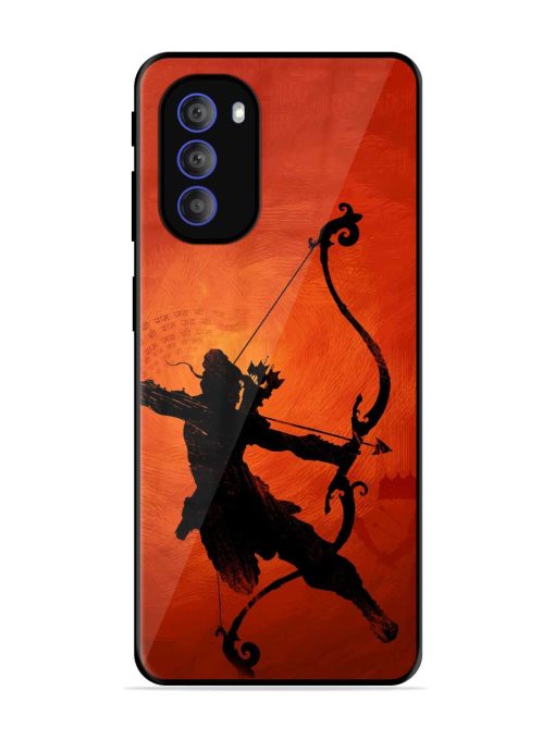 Illustration Lord Rama Glossy Metal Phone Cover for Motorola Moto G51 (5G) Zapvi