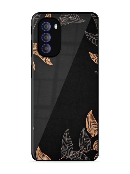 Foliage Art Glossy Metal Phone Cover for Motorola Moto G51 (5G) Zapvi