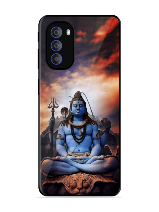 Jai Jai Shiv Glossy Metal Phone Cover for Motorola Moto G51 (5G) Zapvi