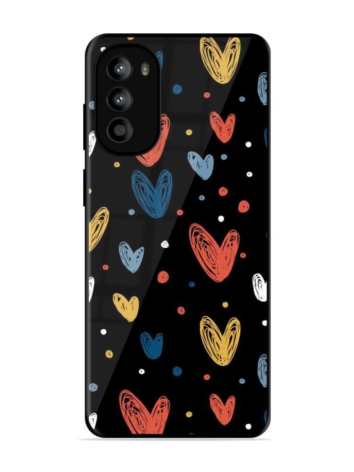 Happy Valentines Day Glossy Metal TPU Phone Cover for Motorola Moto G52 Zapvi