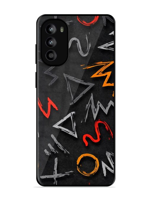 Grungy Graffiti Glossy Metal Phone Cover for Motorola Moto G52 Zapvi