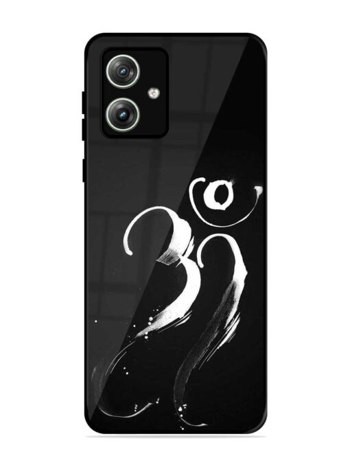 Om Logo Glossy Metal Phone Cover for Motorola Moto G64 (5G) Zapvi