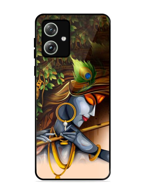 Krishna Glossy Metal Phone Cover for Motorola Moto G64 (5G) Zapvi