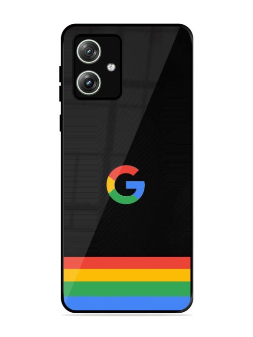 Google Logo Art Glossy Metal Phone Cover for Motorola Moto G64 (5G)