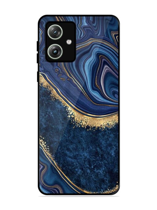 Abstract Background Blue Glossy Metal TPU Phone Cover for Motorola Moto G64 (5G) Zapvi