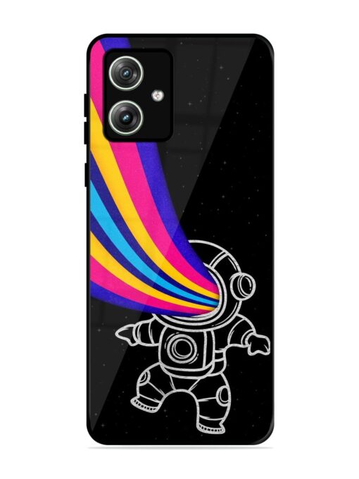 Astronaut Glossy Metal TPU Phone Cover for Motorola Moto G64 (5G)