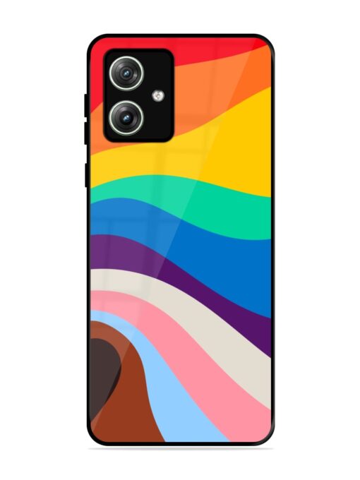 Minimal Pride Art Glossy Metal Phone Cover for Motorola Moto G64 (5G) Zapvi