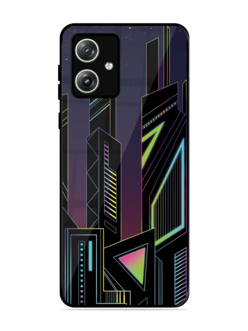 Neon Dreamscape Glossy Metal Phone Cover for Motorola Moto G64 (5G) Zapvi