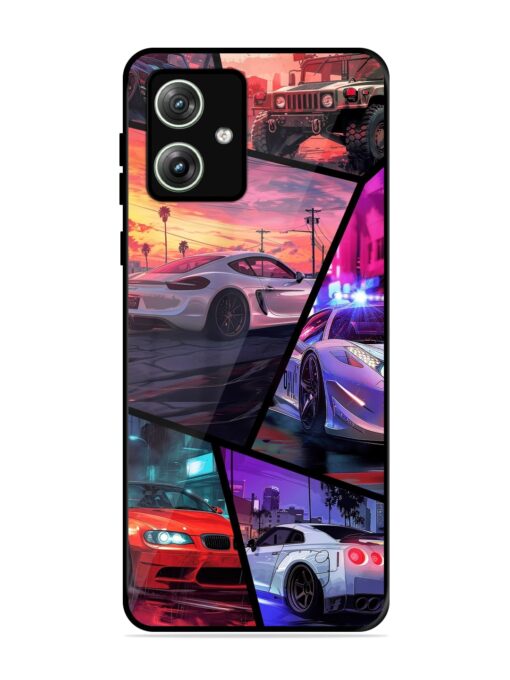 Ride In Pixels Glossy Metal Phone Cover for Motorola Moto G64 (5G) Zapvi