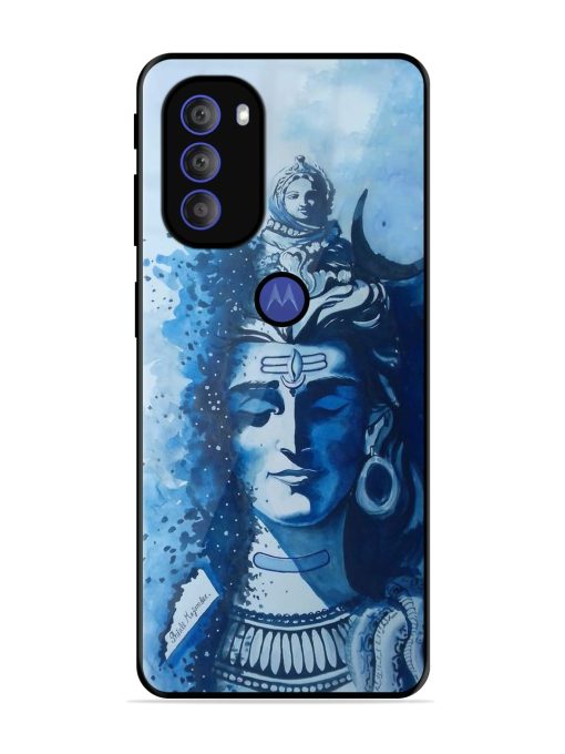 Shiv Art Glossy Metal Phone Cover for Motorola Moto G71 (5G)