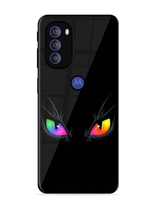 Cat Eyes Glossy Metal Phone Cover for Motorola Moto G71 (5G) Zapvi