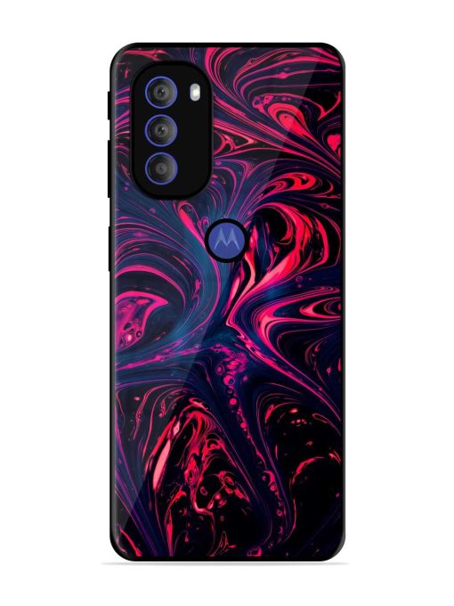 Abstract Background Glossy Metal Phone Cover for Motorola Moto G71 (5G) Zapvi