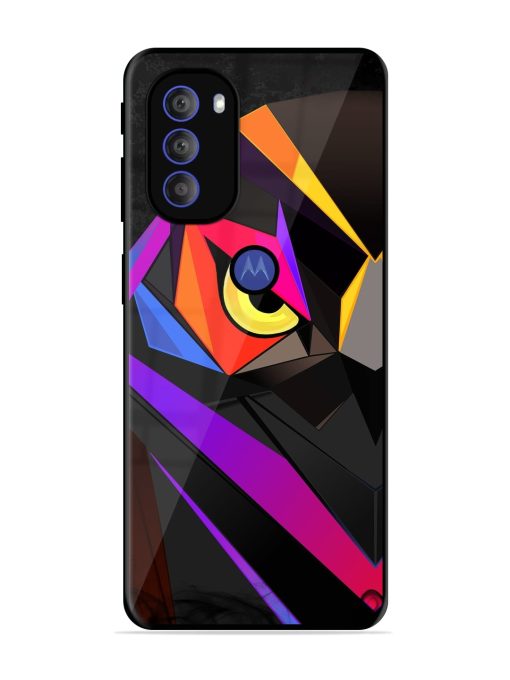 Wpap Owl Glossy Metal Phone Cover for Motorola Moto G71 (5G)