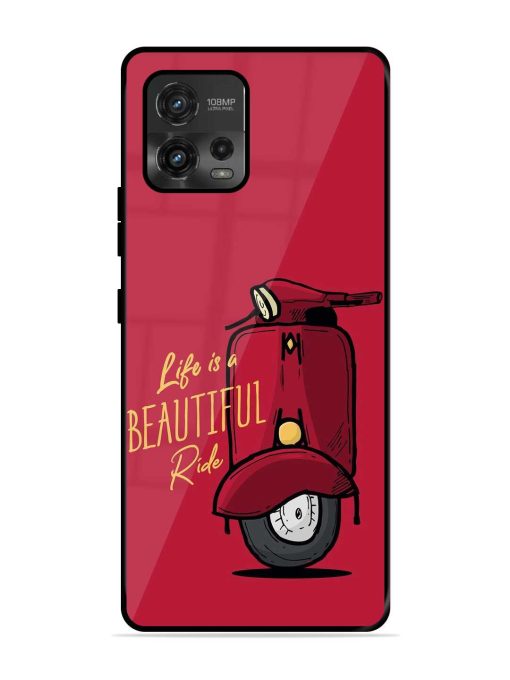 Life Is Beautiful Rides Glossy Metal Phone Cover for Motorola Moto G72