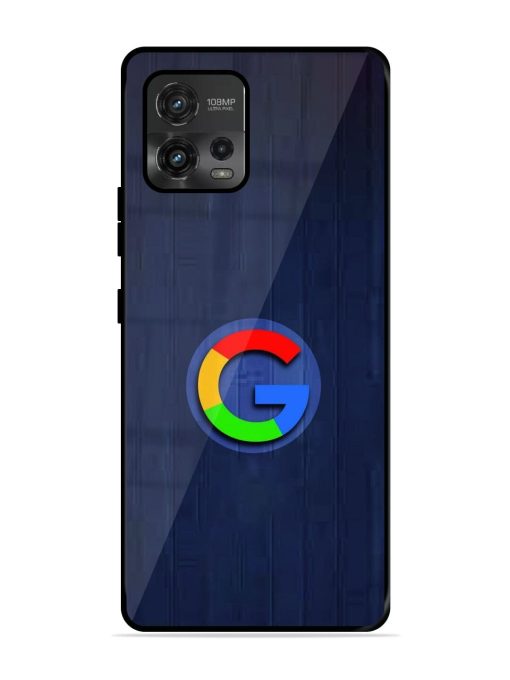 Google Logo Printed Glossy Metal TPU Phone Cover for Motorola Moto G72 Zapvi