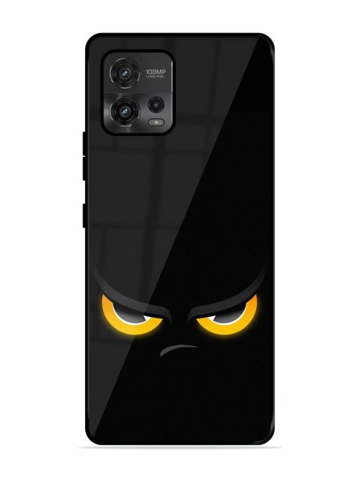 Scary Yellow Eye Glossy Metal TPU Phone Cover for Motorola Moto G72 Zapvi