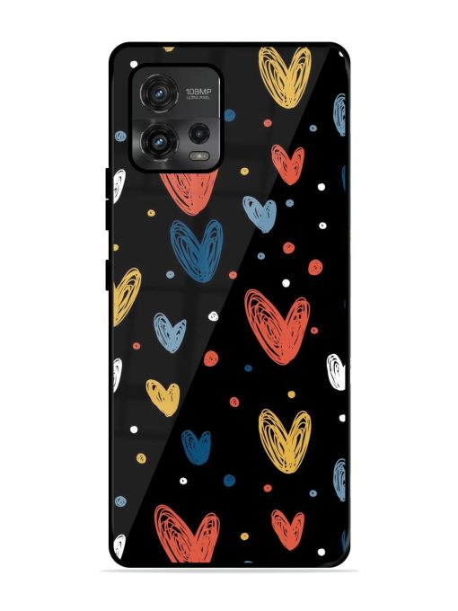 Happy Valentines Day Glossy Metal TPU Phone Cover for Motorola Moto G72