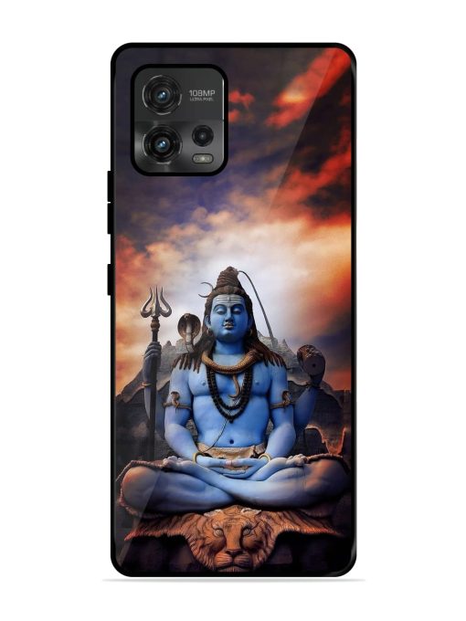 Jai Jai Shiv Glossy Metal Phone Cover for Motorola Moto G72 Zapvi