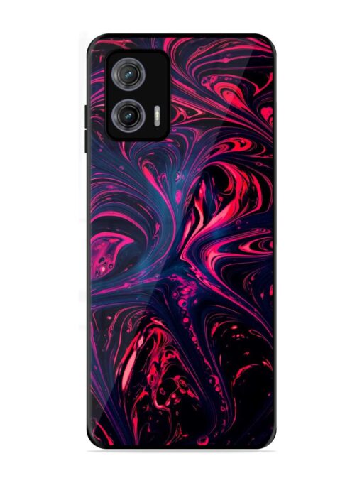 Abstract Background Glossy Metal Phone Cover for Motorola Moto G73 (5G) Zapvi