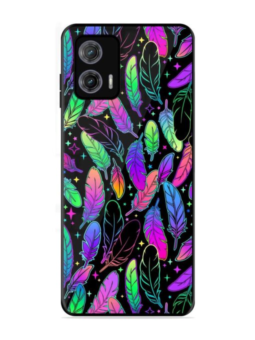 Bright Multi Colored Seamless Glossy Metal Phone Cover for Motorola Moto G73 (5G) Zapvi