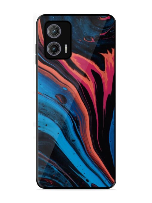 Liquefied Art Glossy Metal TPU Phone Cover for Motorola Moto G73 (5G) Zapvi