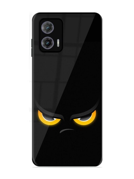 Scary Yellow Eye Glossy Metal TPU Phone Cover for Motorola Moto G73 (5G) Zapvi