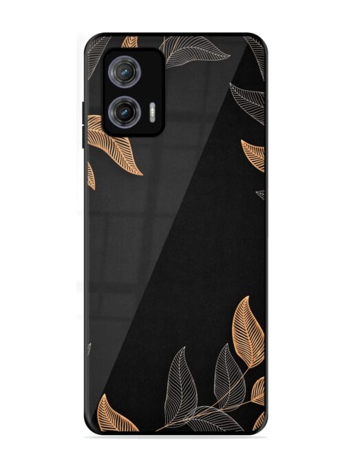 Foliage Art Glossy Metal Phone Cover for Motorola Moto G73 (5G)