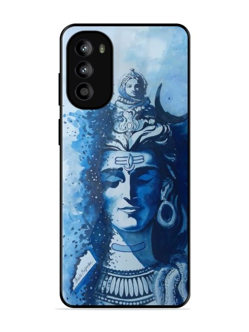 Shiv Art Glossy Metal Phone Cover for Motorola Moto G82 (5G)