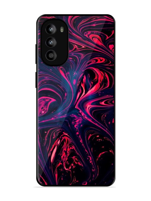 Abstract Background Glossy Metal Phone Cover for Motorola Moto G82 (5G) Zapvi