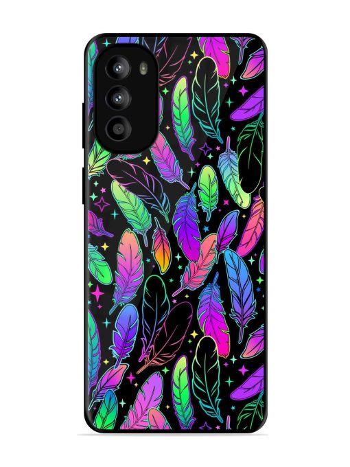 Bright Multi Colored Seamless Glossy Metal Phone Cover for Motorola Moto G82 (5G)