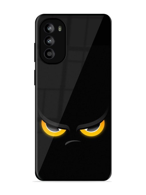 Scary Yellow Eye Glossy Metal TPU Phone Cover for Motorola Moto G82 (5G)