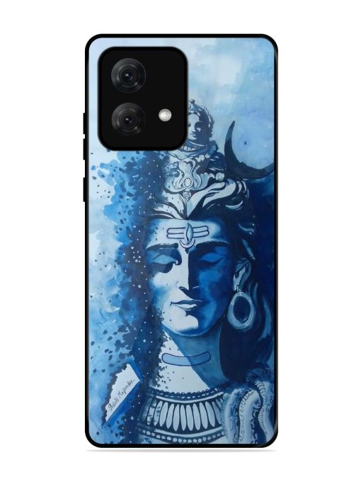 Shiv Art Glossy Metal Phone Cover for Motorola Moto G84 (5G) Zapvi