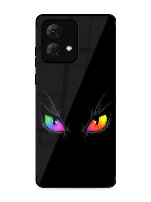 Cat Eyes Glossy Metal Phone Cover for Motorola Moto G84 (5G) Zapvi