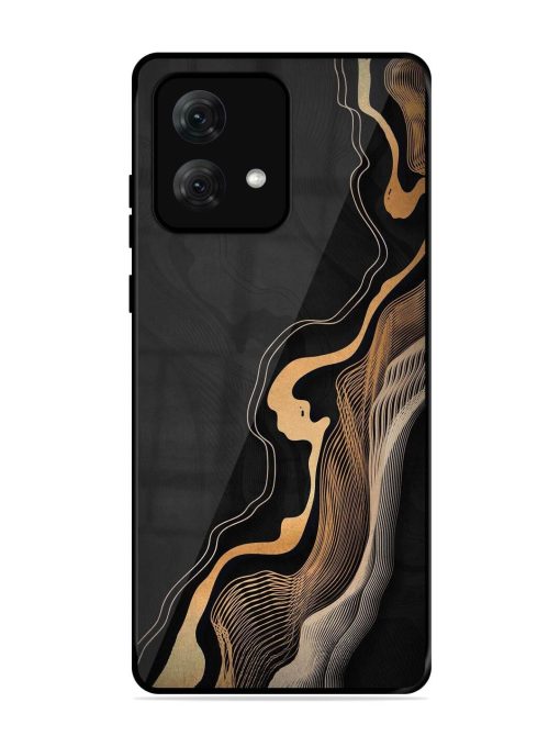 Abstract Art Glossy Metal TPU Phone Cover for Motorola Moto G84 (5G) Zapvi