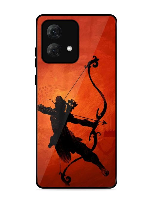 Illustration Lord Rama Glossy Metal Phone Cover for Motorola Moto G84 (5G) Zapvi