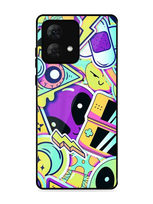 Scratch Art Glossy Metal Phone Cover for Motorola Moto G84 (5G) Zapvi