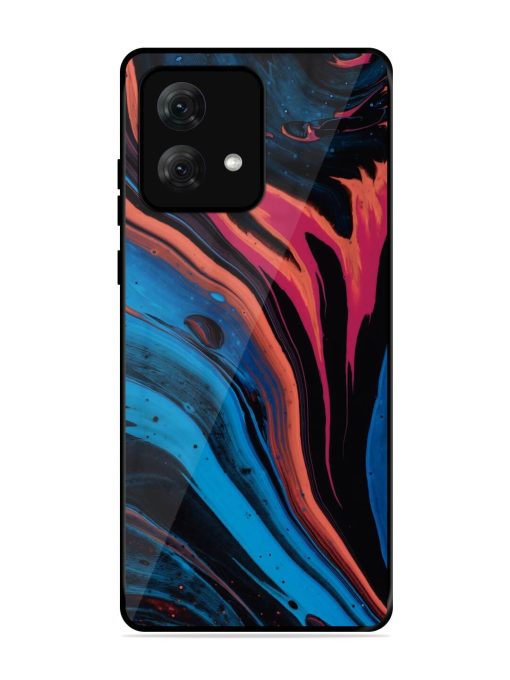 Liquefied Art Glossy Metal TPU Phone Cover for Motorola Moto G84 (5G) Zapvi