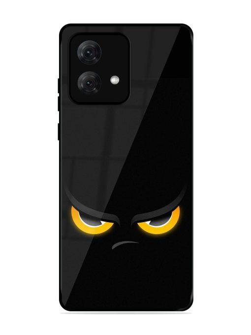 Scary Yellow Eye Glossy Metal TPU Phone Cover for Motorola Moto G84 (5G) Zapvi