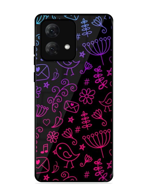 Cool Girly Glossy Metal Phone Cover for Motorola Moto G84 (5G) Zapvi