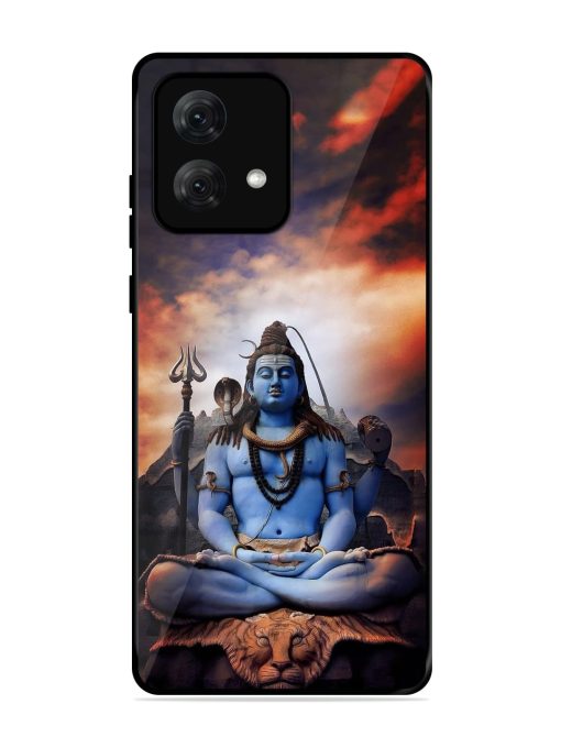 Jai Jai Shiv Glossy Metal Phone Cover for Motorola Moto G84 (5G)