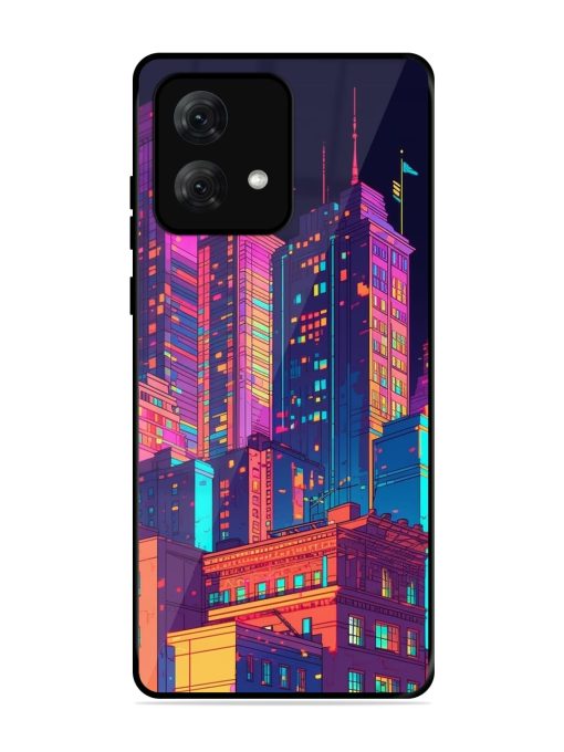 City View Glossy Metal Phone Cover for Motorola Moto G84 (5G) Zapvi