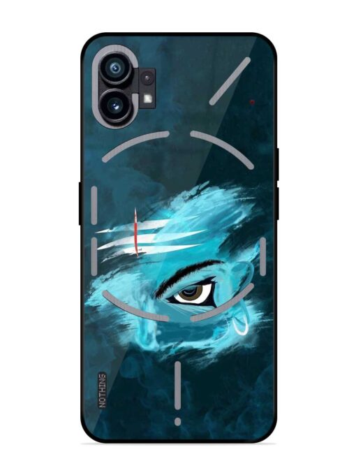 Lord Shiva Glossy Metal Phone Cover for Nothing Phone 1