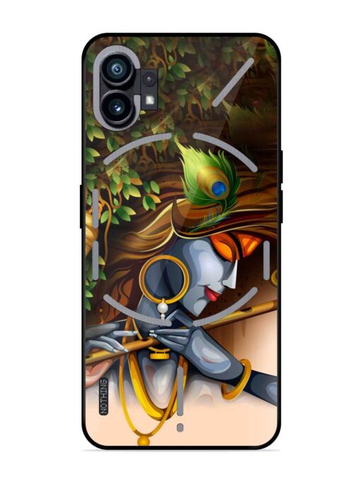 Krishna Glossy Metal Phone Cover for Nothing Phone 1 Zapvi